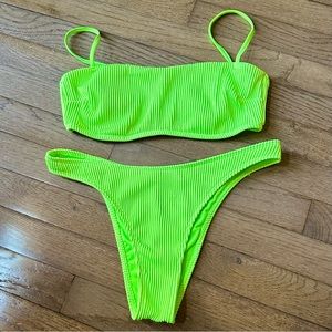 Hollister Bright Green Bikini
